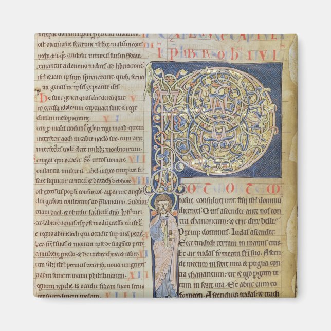 Historiated initial 'P' Magnet (Front)