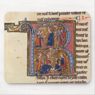 Historiated initial 'R' depicting the Sultan Mouse Pad