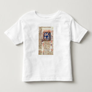 Historiated initial 'S' depicting Pope Gregory Toddler T-shirt