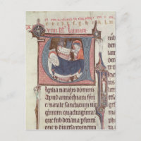 Historiated initials 'U' and 'I'