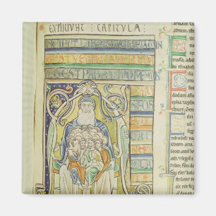 Historiated letter 'A' depicting generations Magnet