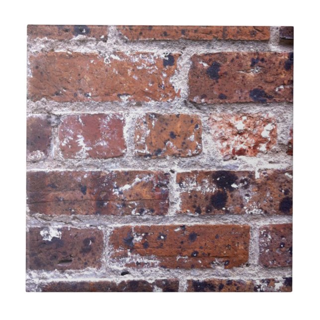 Historic 18th Century red brick wall Tile (Front)