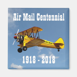 Historic Air Mail Service Centennial Magnet