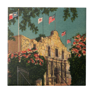 Historic Alamo Mission Tile