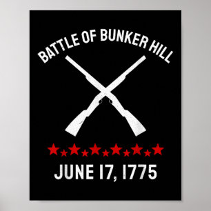 Historic Battle Of Bunker Hill Revolutionary War B Poster