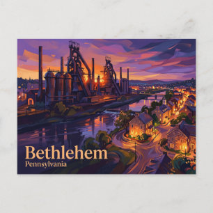 Historic Bethlehem USA Postcard