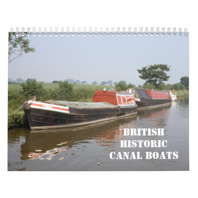 Historic British canal boats 2016 Calendar (Cover)