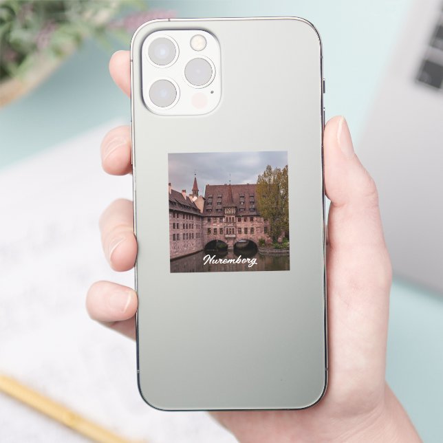 Historic building at sunset in Nuremberg, Germany (Phone)