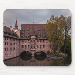 Historic building at sunset in Nuremberg, Germany Mouse Pad