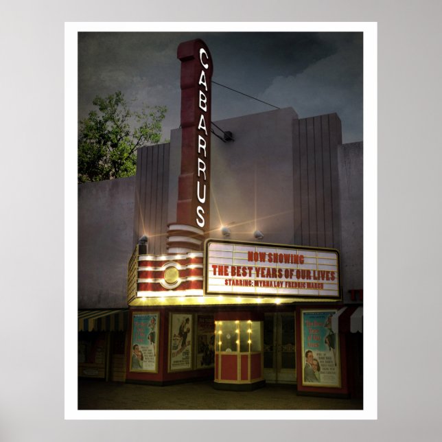 Historic Cabarrus Theatre Poster (Front)