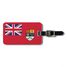 Historic Canadian Red Ensign 1921-1957 Luggage Tag