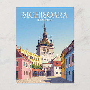Historic Centre of Sighisoara Romania Postcard