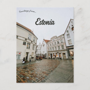 Historic Centre Old Town of Tallinn Estonia Postcard