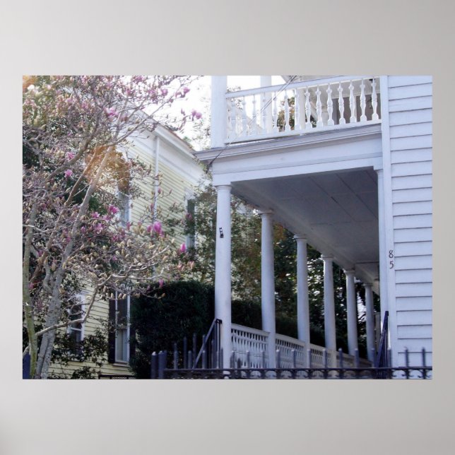 Historic Charleston, SC Poster (Front)