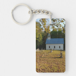 Historic Church and Cemetery Keychain