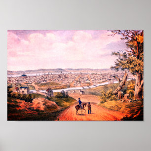 Historic Cincinnati, Ohio (1841) Poster