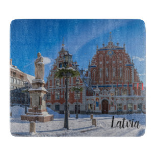 Historic city center in Riga, Latvia Cutting Board
