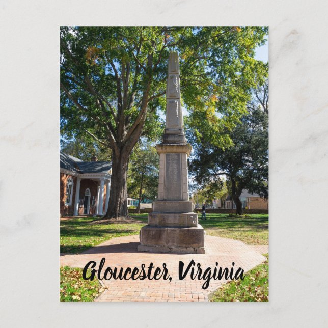 Historic District in Gloucester, Virginia Postcard (Front)