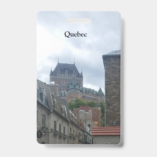 Historic district in Quebec City   Badge (Front)
