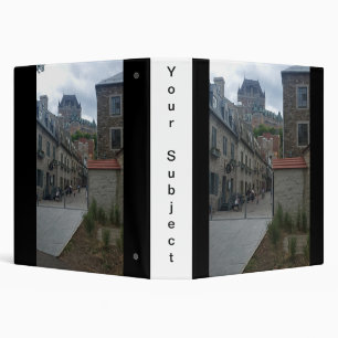 Historic District in Quebec city Binder