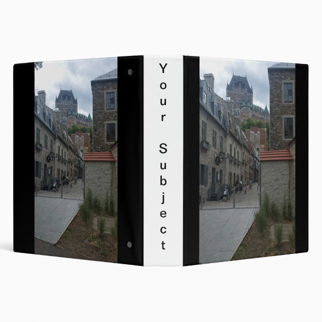 Historic District in Quebec city Binder (Background)