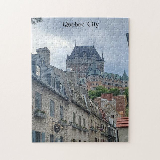 Historic district in Quebec City         Jigsaw Puzzle (Vertical)