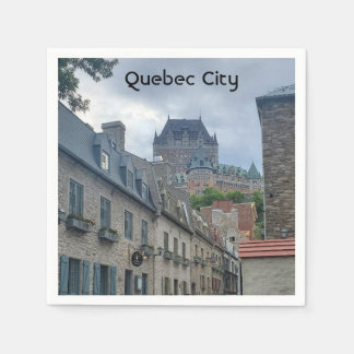 Historic district in Quebec City Napkin