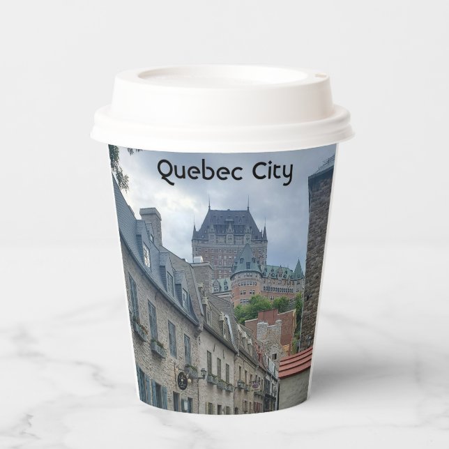 Historic district in Quebec City            Paper Cups (Front)