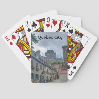 Historic district in Quebec City Playing Cards