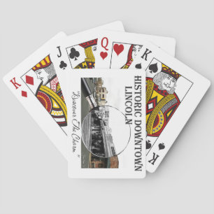 Historic Downtown Lincoln Playing Cards