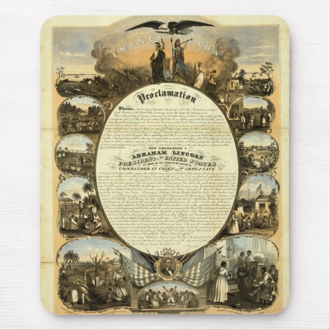 Historic Emancipation mousepad (Front)