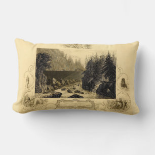 Historic Erie Canal Bicentennial Lumbar Pillow