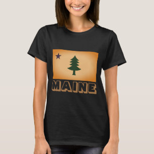 Historic Flag Of Maine 1901 1909 _1 T-Shirt