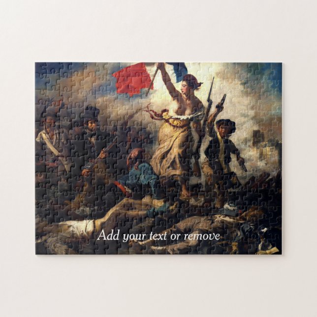 Historic French "Liberty Leading the People" 1830, Jigsaw Puzzle (Horizontal)