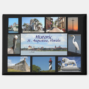 Historic Impressions of St. Augustine, Fl. magnet