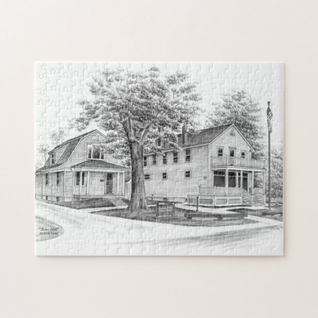 Historic Jaite Mill in Ohio (CVNP) Jigsaw Puzzle (Horizontal)
