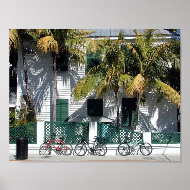 Historic Key West Florida on Canvas poster (Front)