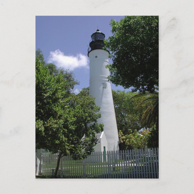 Historic Key West LIghthouse Postcard (Front)