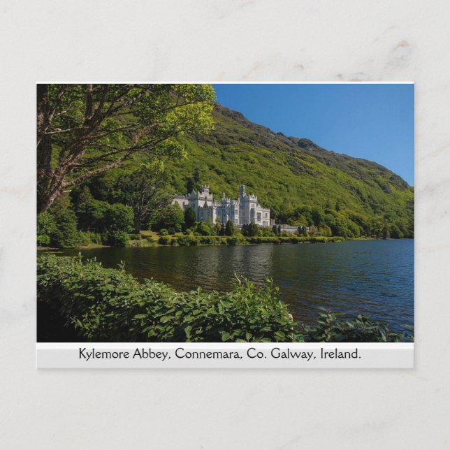 Historic Kylemore Abbey, Connemara, Co. Galway  Postcard (Front)