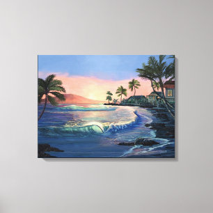 Historic Lahaina Town Canvas Print