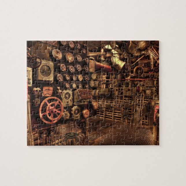 Historic Navy Battleship Engine Room Jigsaw Puzzle (Horizontal)