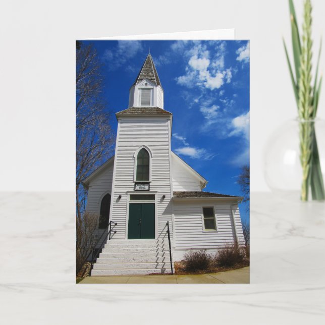 "Historic Ness Church" Easter Card (Front)