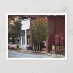 Historic Norcross, Ga., Iron Horse Pub Postcard