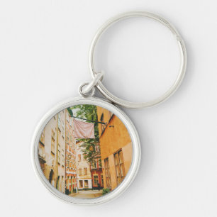 Historic old town, Gamla Stan, Stockholm, Sweden Keychain