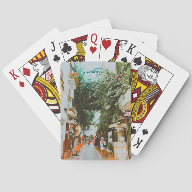 Historic old town Marbella  Playing Cards (Back)