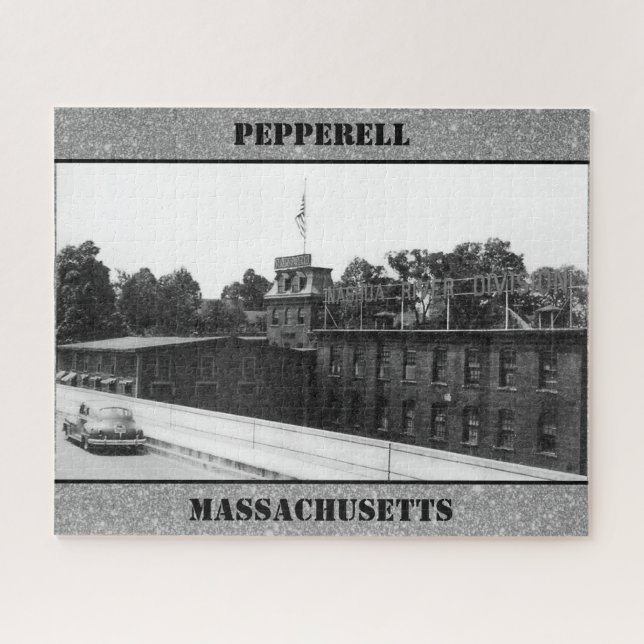 Historic Paper Mill in Pepperell Massachusetts Jigsaw Puzzle (Horizontal)