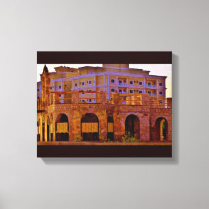 Historic Port Building Canvas Print
