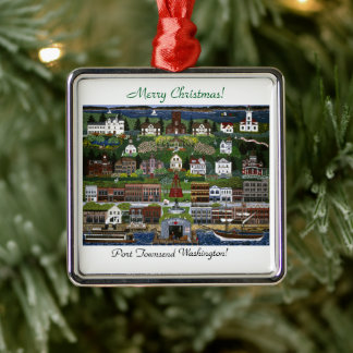 Historic Port Townsend, Washington Metal Ornament