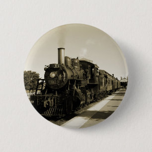 Historic Railroad 2 Inch Round Button