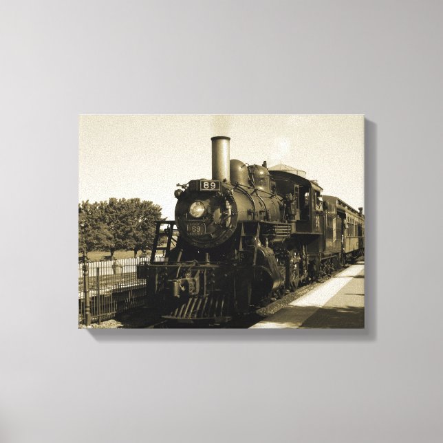 Historic Railroad Canvas Print (Front)